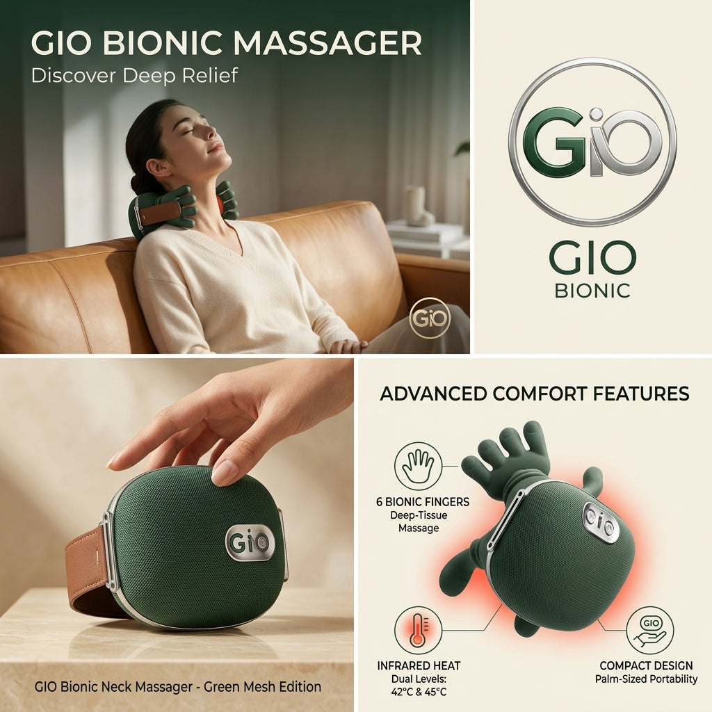 Neck and Back Massager for Pain Relief Deep Tissue